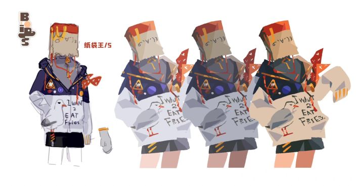 【BOIDS】独游角色设计公布04-纸袋王/S截图