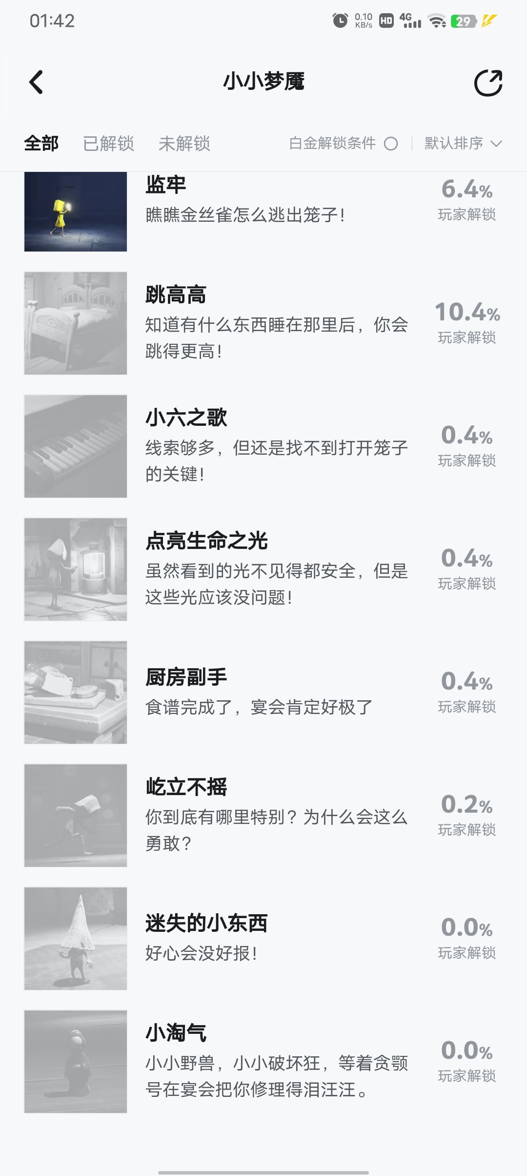 成就才解锁了3个。。怎么解锁啊? 3