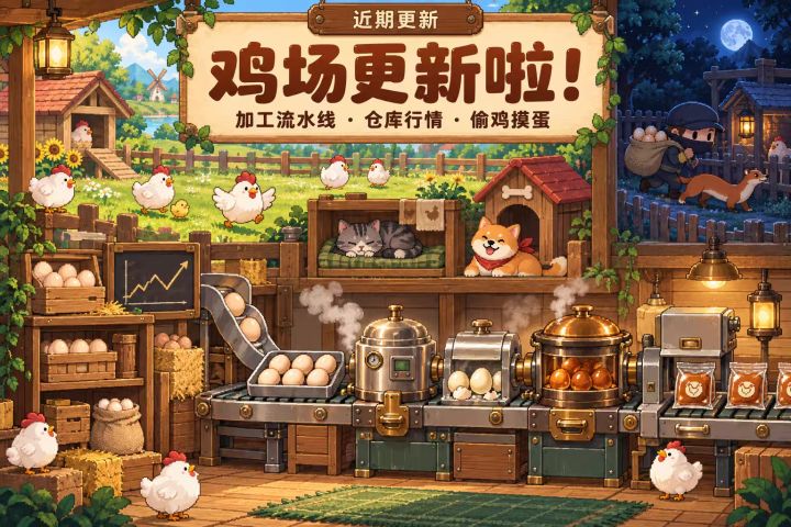 重大更新|能加工、能囤货,还能偷鸡摸蛋!截图