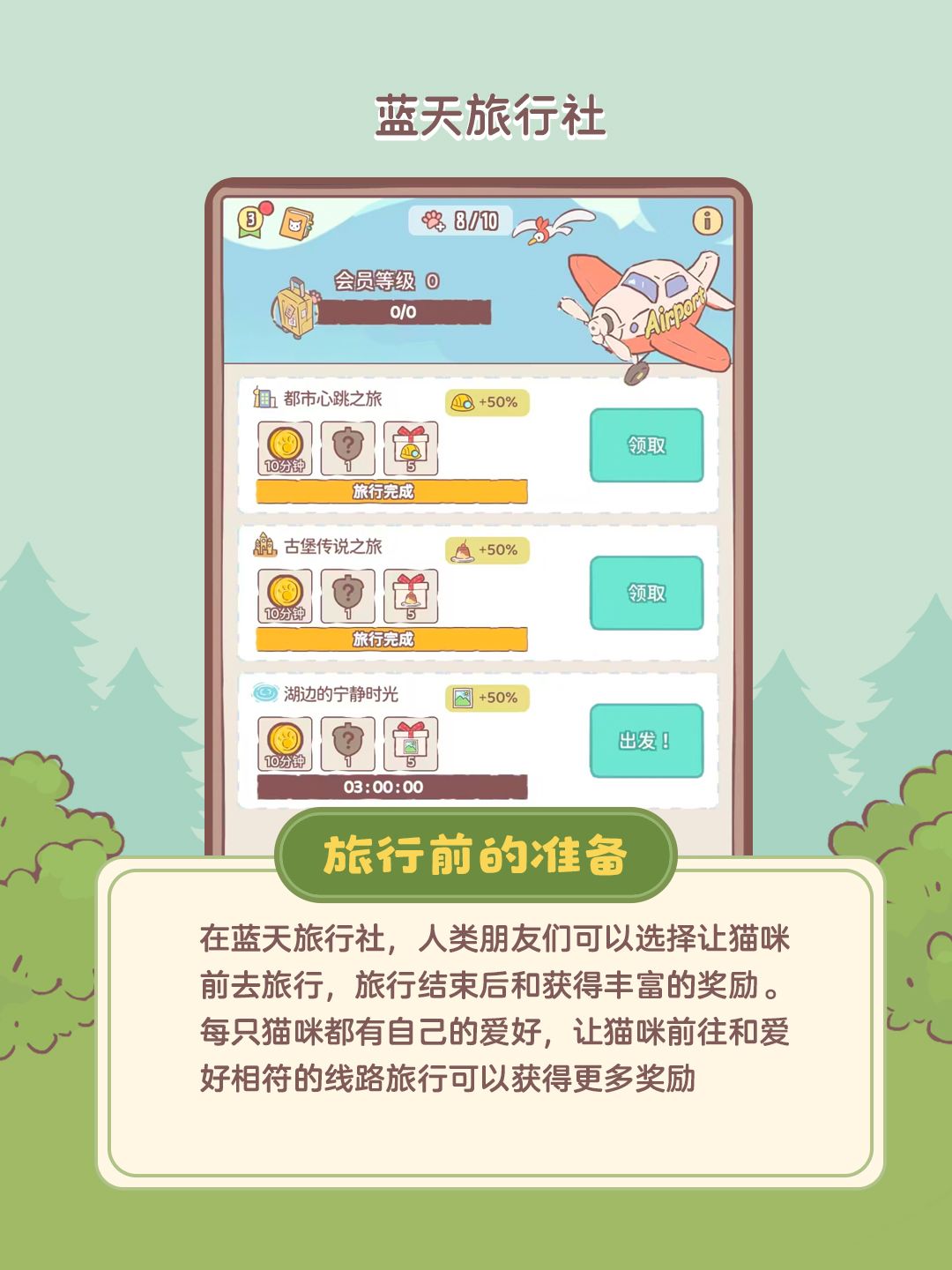 玩法介绍 | 新设施!蓝天旅行社&猫咪料理铺 3