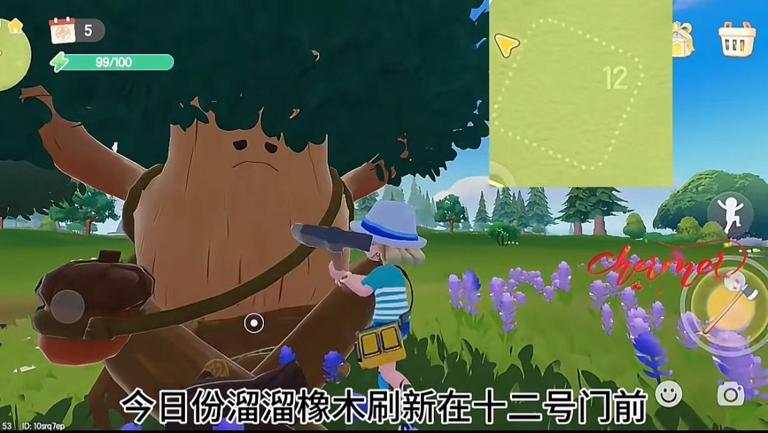 8月22日心动小镇溜溜橡木无暇萤石鸭子位置截图