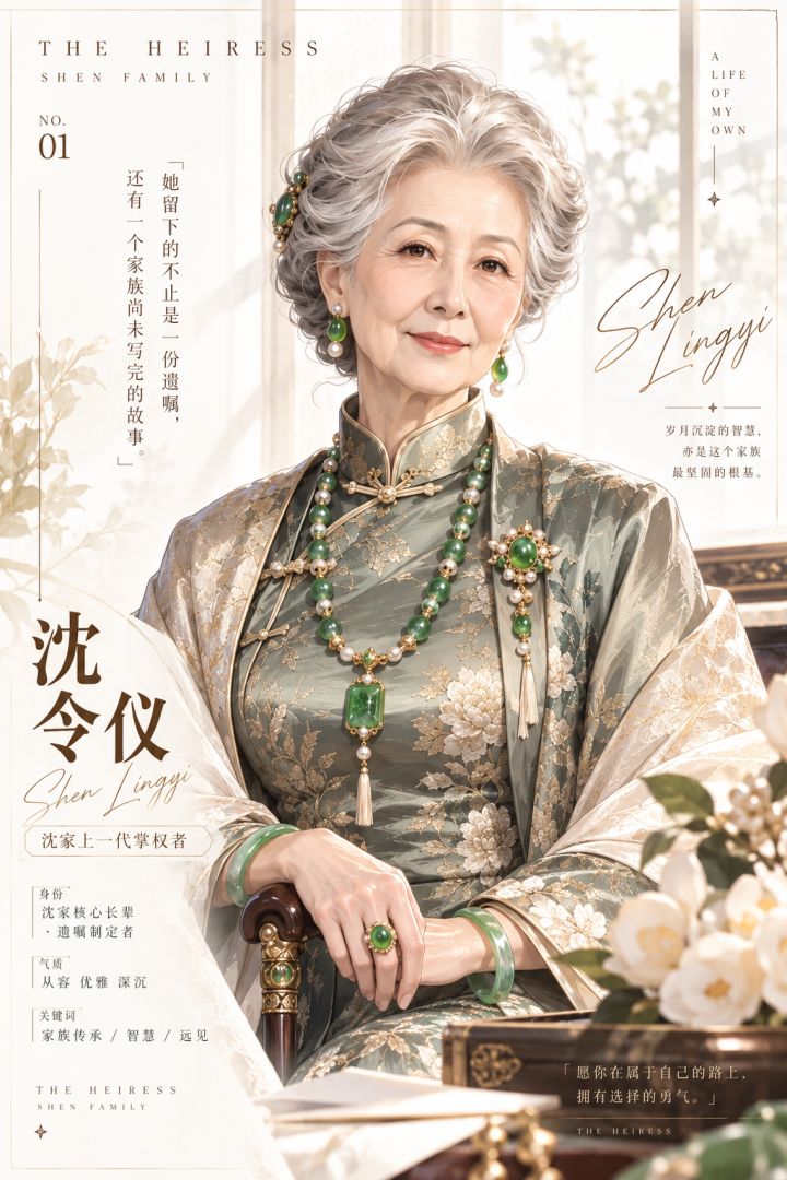 THE HEIRESS | 沈家人物角色形象公开截图