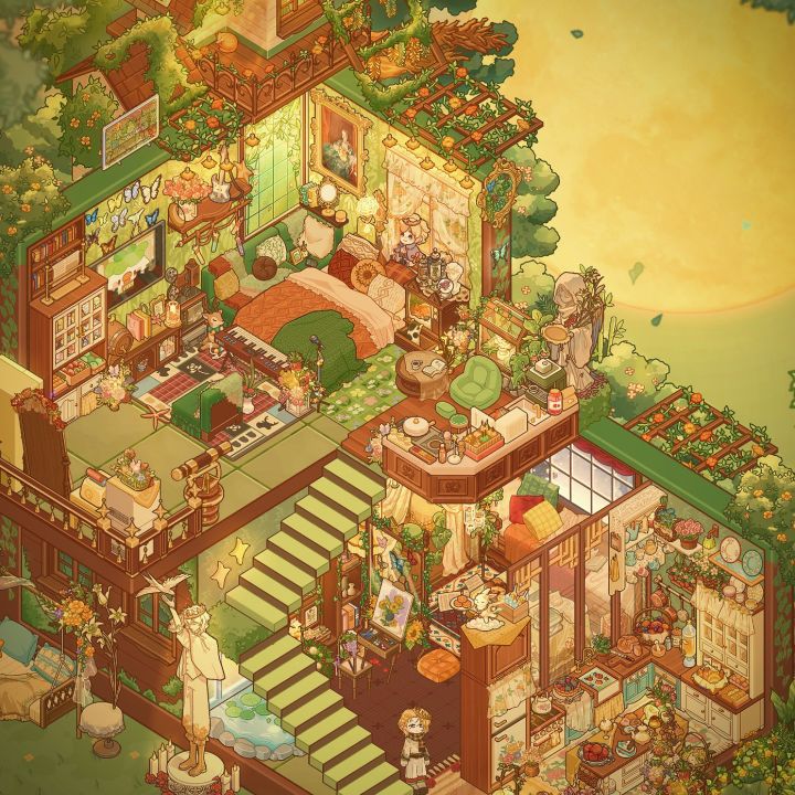 田园系独居小屋截图