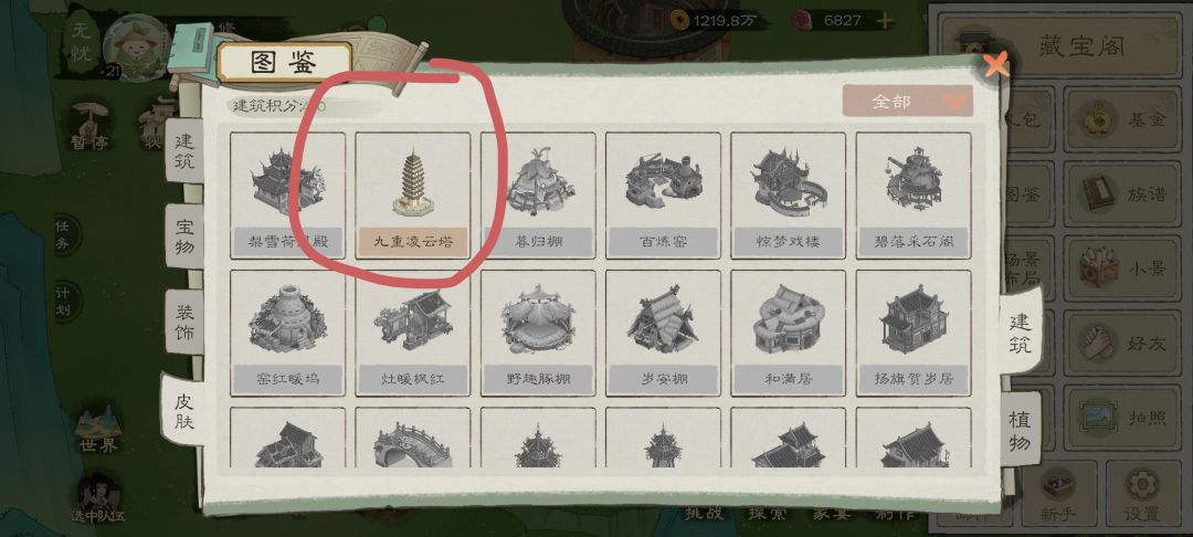 买的九重凌云塔找不到了 1