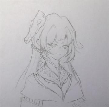 像画生神，又没时间，先摆会烂（倒）