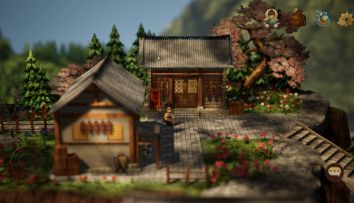 古风仙侠hd2d场景展示，大家看看怎么样...