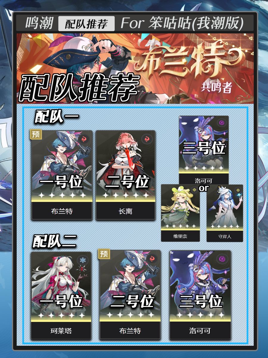 鸣潮|2.1版本“布兰特”角色养成攻略 3
