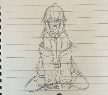 没事干，遂水帖之
美术课时在老师眼皮子底下画的😂