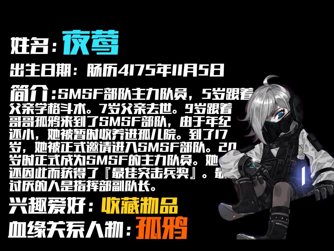 【SS18创作】赛季故事《SMSF：征途》人物卡 3