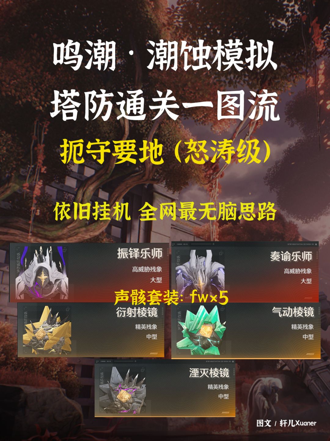 鸣潮V2.6塔防潮蚀模拟(扼守要地怒涛级) 1