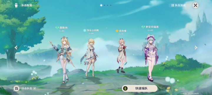 有没有大佬看一下,我这个配队行吗截图