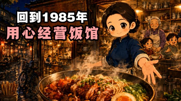 🔥回到1985年，经营家里即将倒闭的饭馆，你能逆袭成功吗❗️截图