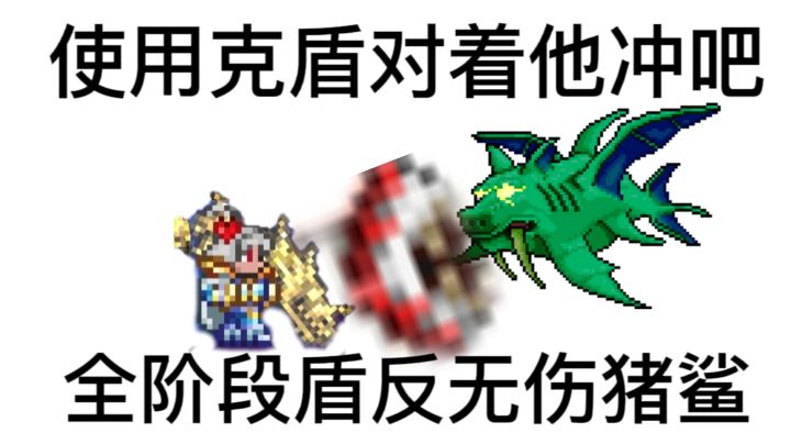 使用克盾对着他冲吧 全阶段盾反无伤猪鲨截图
