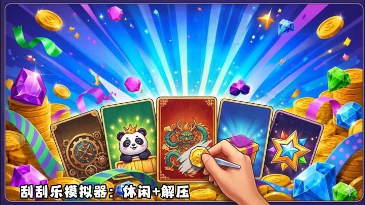 刮呀刮 刮个爽快 ：感受刮卡牌的爽感截图