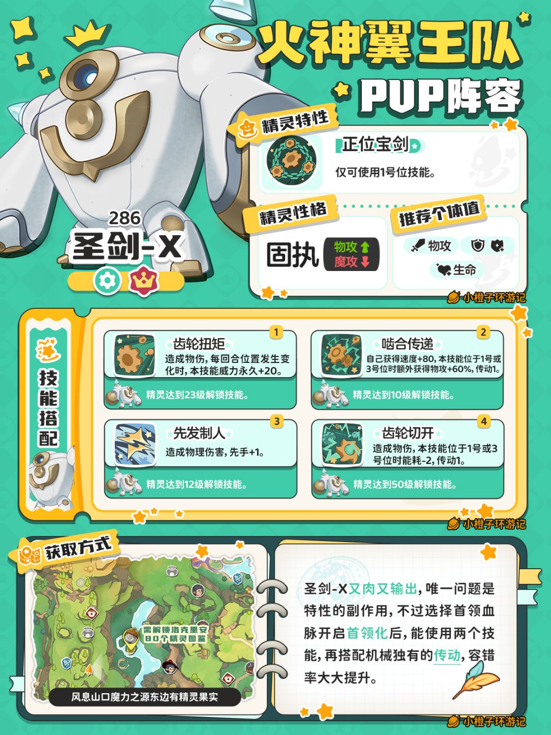 洛克王国PVP配队丨翼王火神平衡队 2