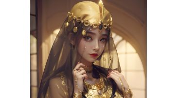 部落与弯刀真人AI绘画