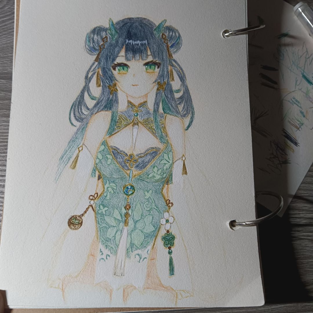 画的敖绫 6