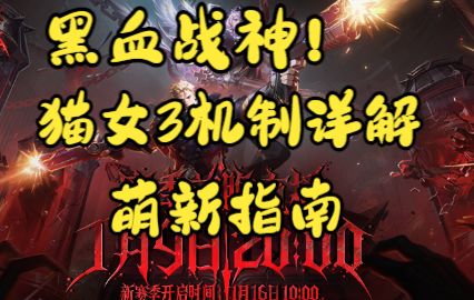 黑血战神!猫女3机制详解!萌新指南!截图