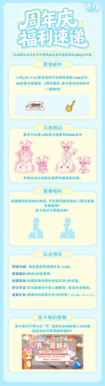 周年庆福利速递