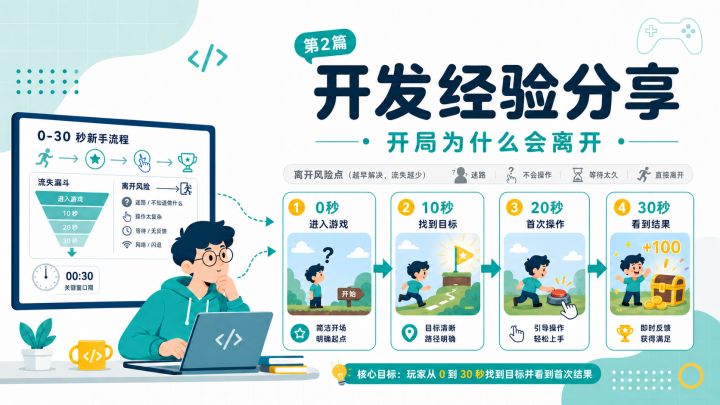 经验分享 | 玩家为什么会在开局离开:从30秒入口到一轮体验观察截图