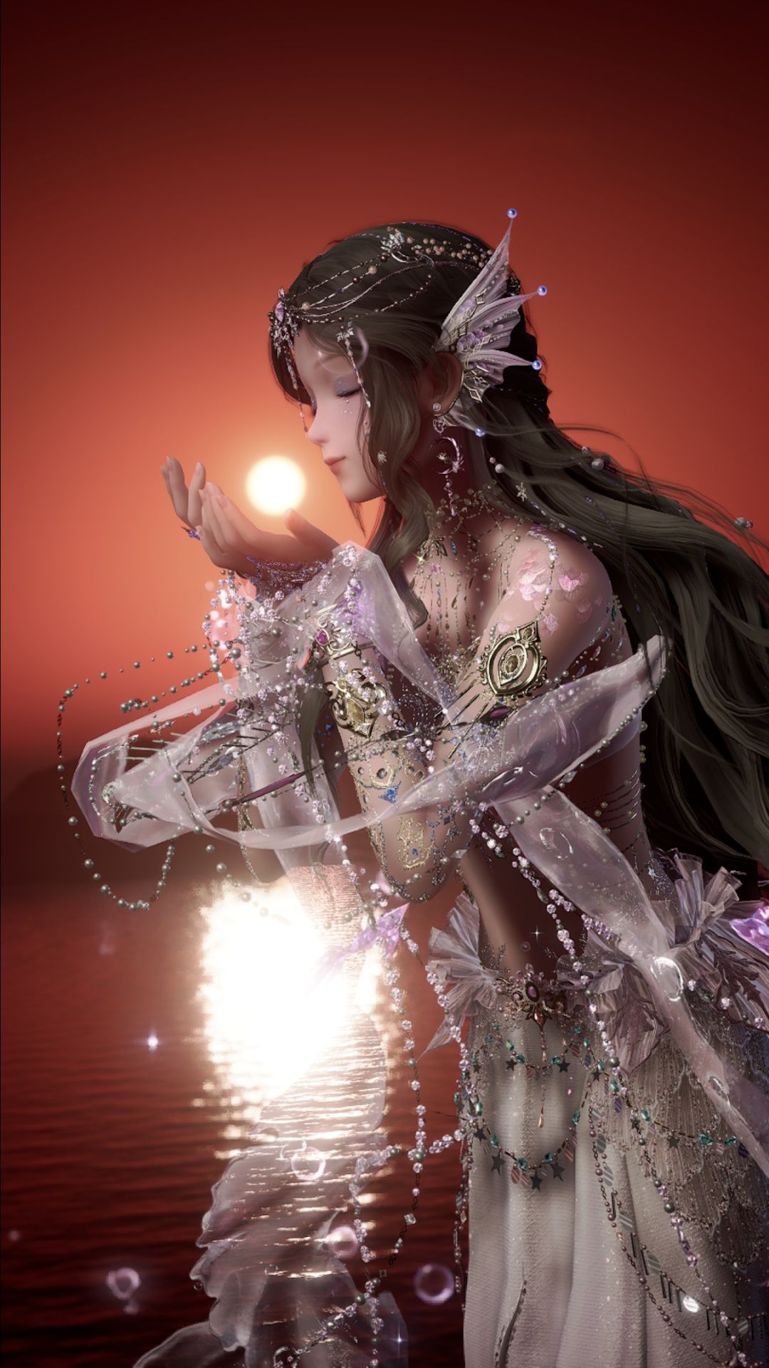 呜呜鱼套头发好美 3