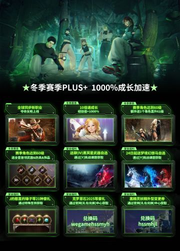 冬季赛季PLUS+ 1000%成长加速