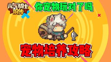 元气骑士前传：宠物你用对了吗？宠物培养攻略介绍！