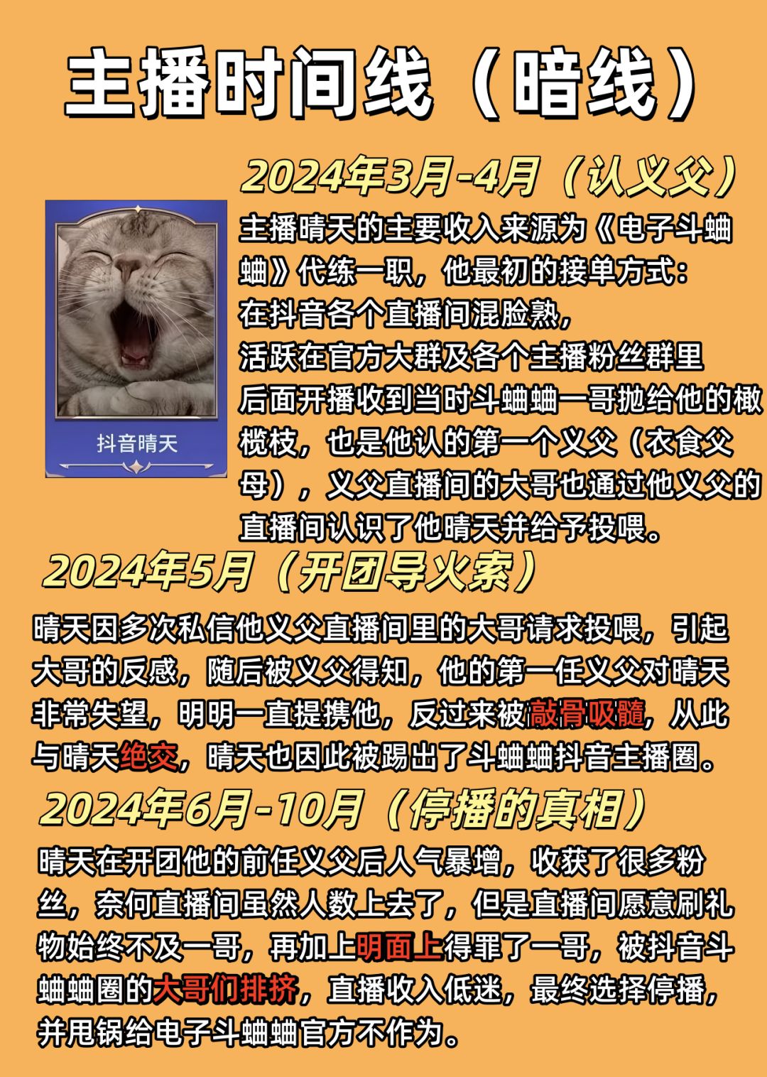 帝百科|主播晴天电子斗蛐蛐的主播生涯介绍 3