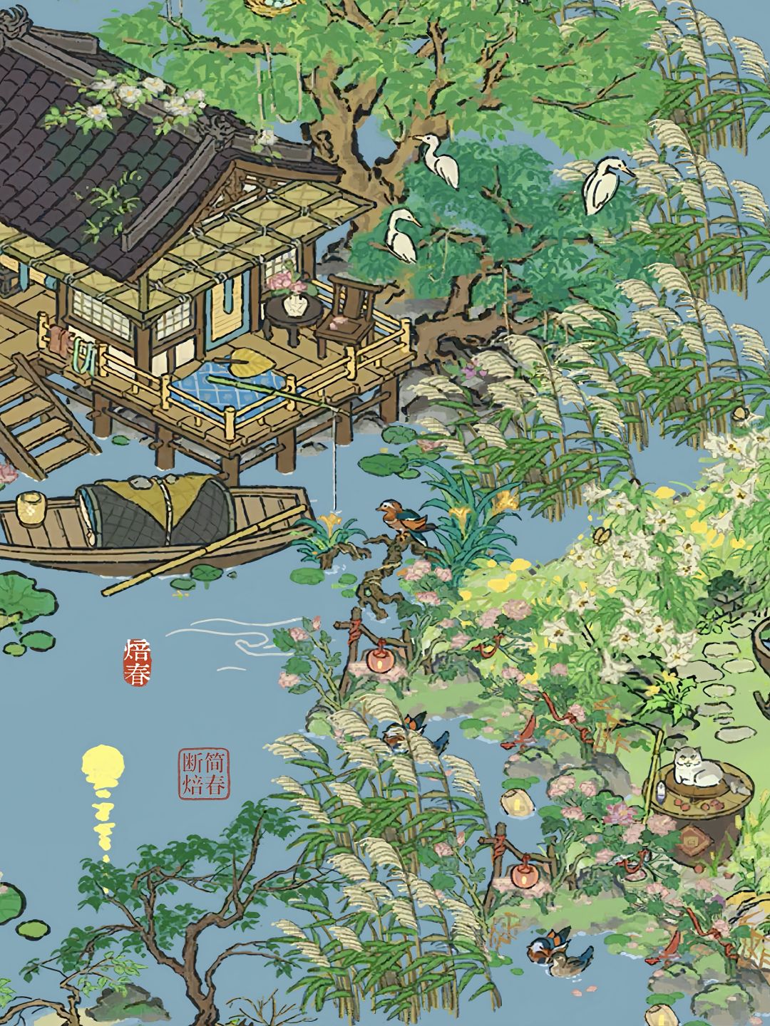 白鹭与芦苇 4