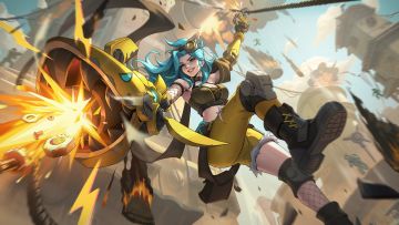 新英雄爆料丨快快闪开，鲨鱼来啦！全新英雄鲨耶即将上线，今天留美就带大家见识一下，这位火爆少女的鲨鱼利齿！