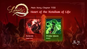 Lanota 主线第八章「生命音矿之心」收录乐曲：
「Nemexis / Juggernaut.」
「Drama Queen /memex」
因战争失去一切的他们将里莫视为敌人，里莫能否逃离这个似梦非梦的空间？
#lanota #调律诗篇lanota #音乐游戏 #音游#调律诗篇Lanota#调律诗篇Lanota