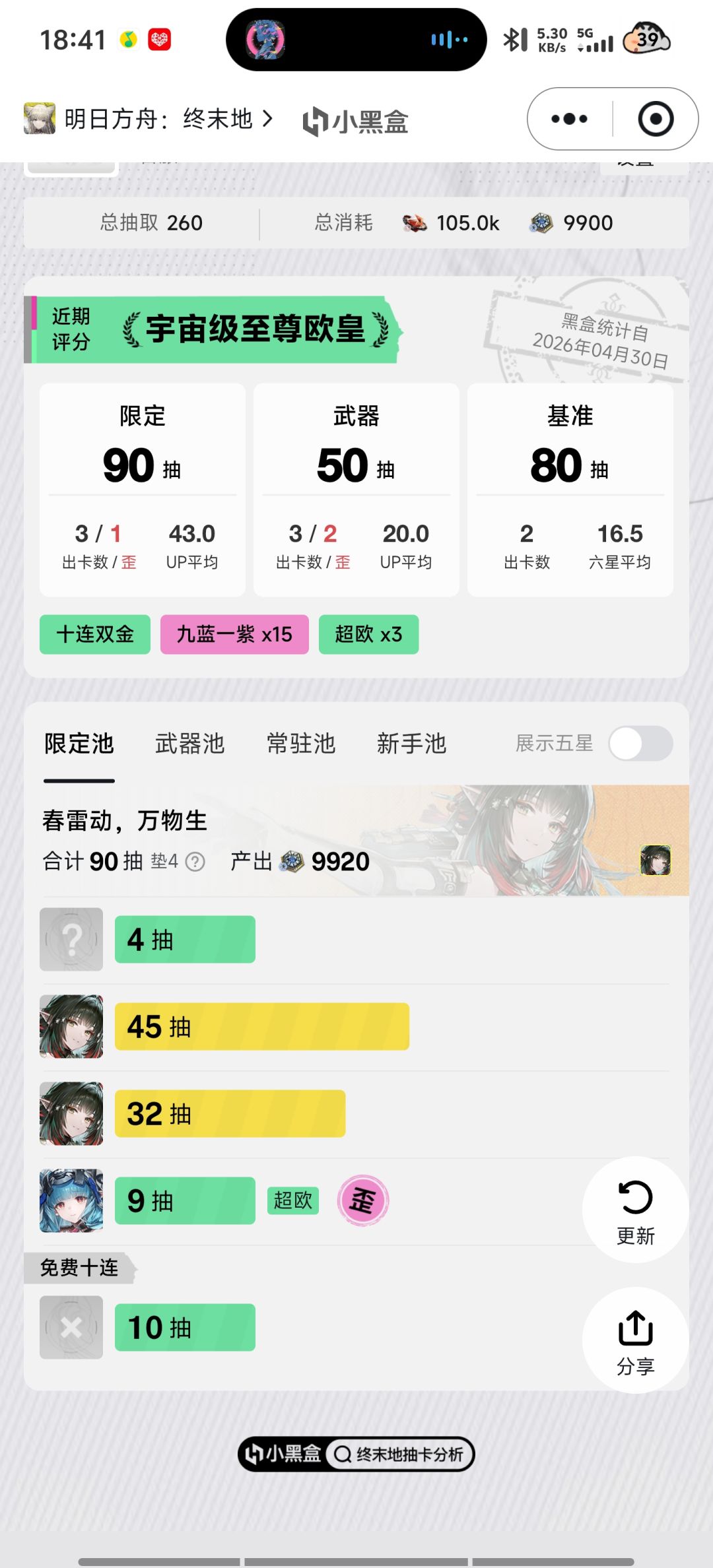 抽卡问题 1