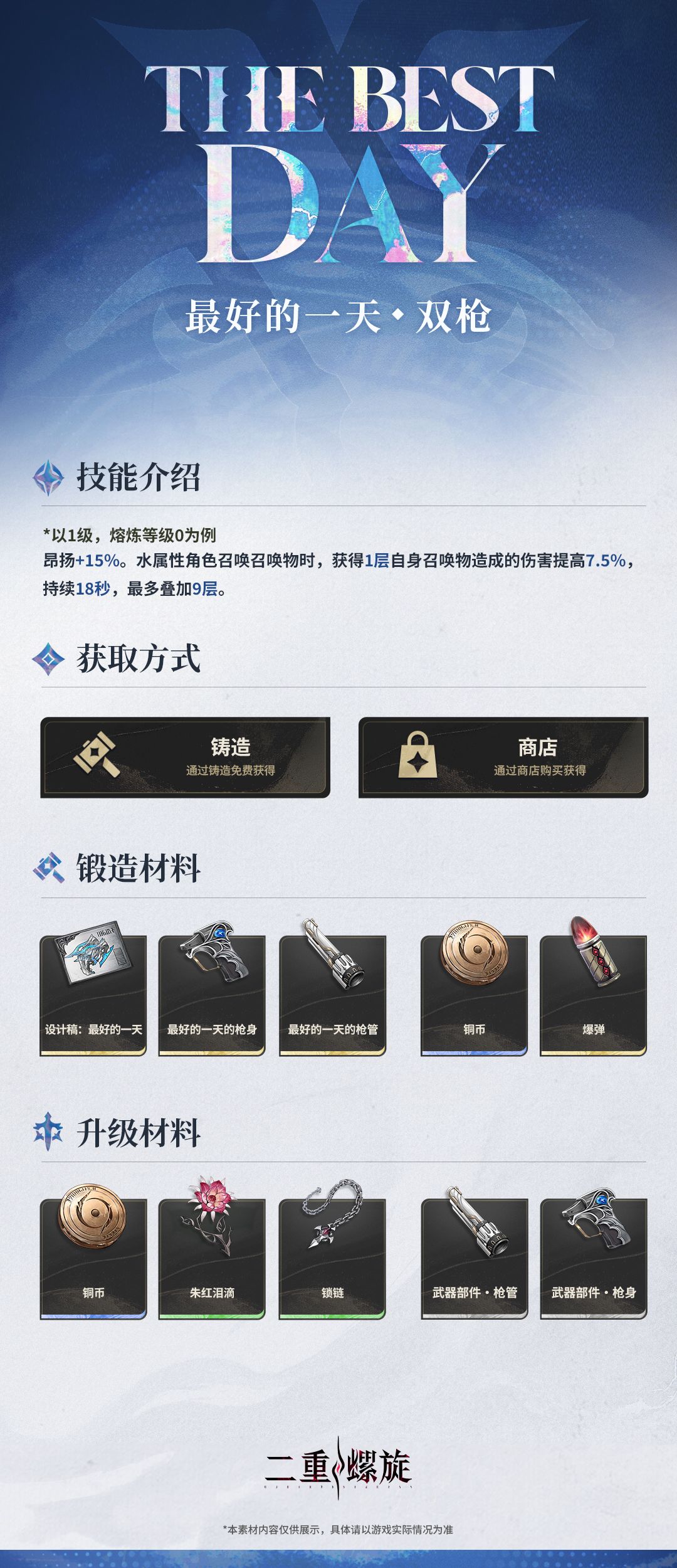 二重螺旋爆料!新武器加召唤物伤害 3
