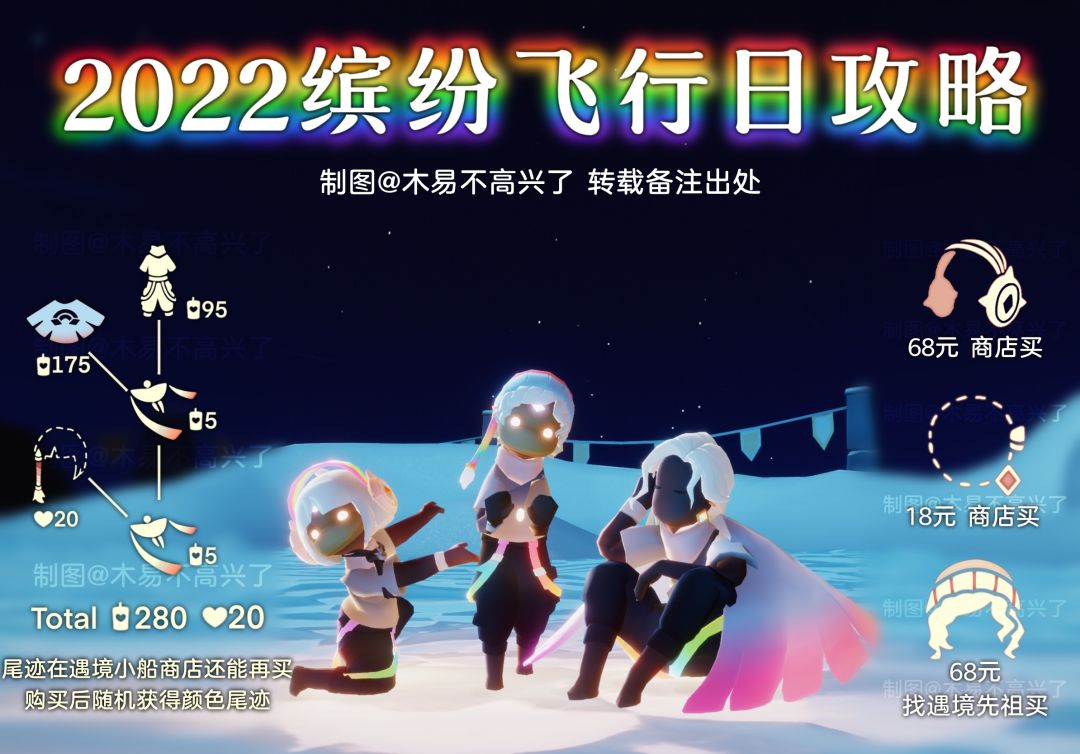 光遇【缤纷飞行日全攻略】图文版！马上就要开始啦！快来了解一下活动内容吧~截图