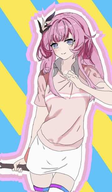 爱莉希雅温馨提示:要多多运动哦