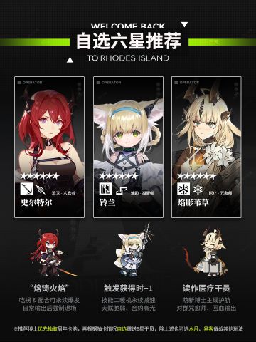 明日方舟 | 七周年自选干员推荐