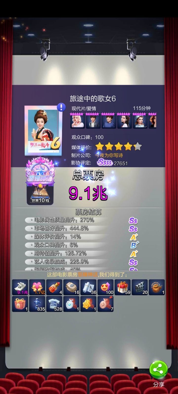 #票房大卖王每日分享第二天截图