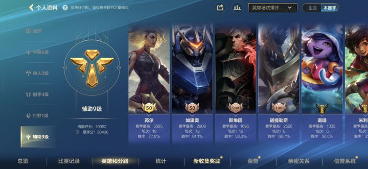 排位上分好累截图