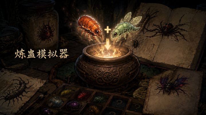 我有一天居然在TapTap玩起了养蛊,如此另类的小众游戏居然挺好玩截图