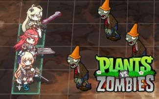 植物大战僵尸，但是二次元版