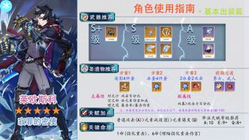 【V4.1攻略】#角色攻略#莱欧斯利使用指南