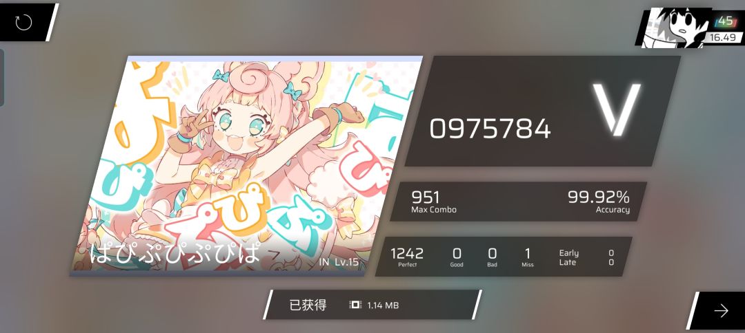 ぱぴぷぴぷぴぱ IN Lv.15.9 AP!!! 2