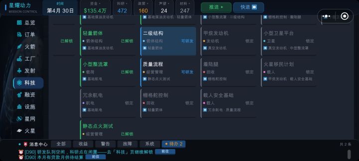 科技页面很难上下滚动。截图