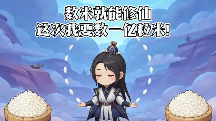 数米就行修仙，放置点击开始修仙吧，这次的目标是数一亿粒米❗❗截图