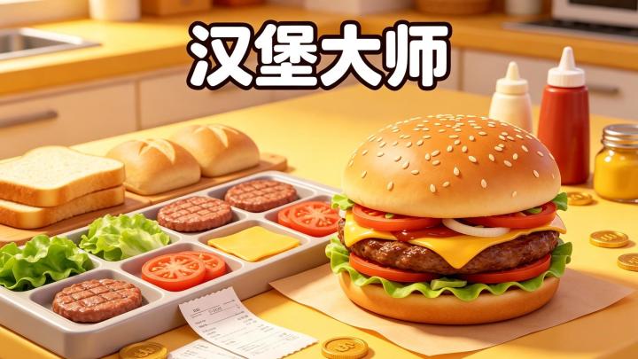 沉浸式体验汉堡完整制作过程截图