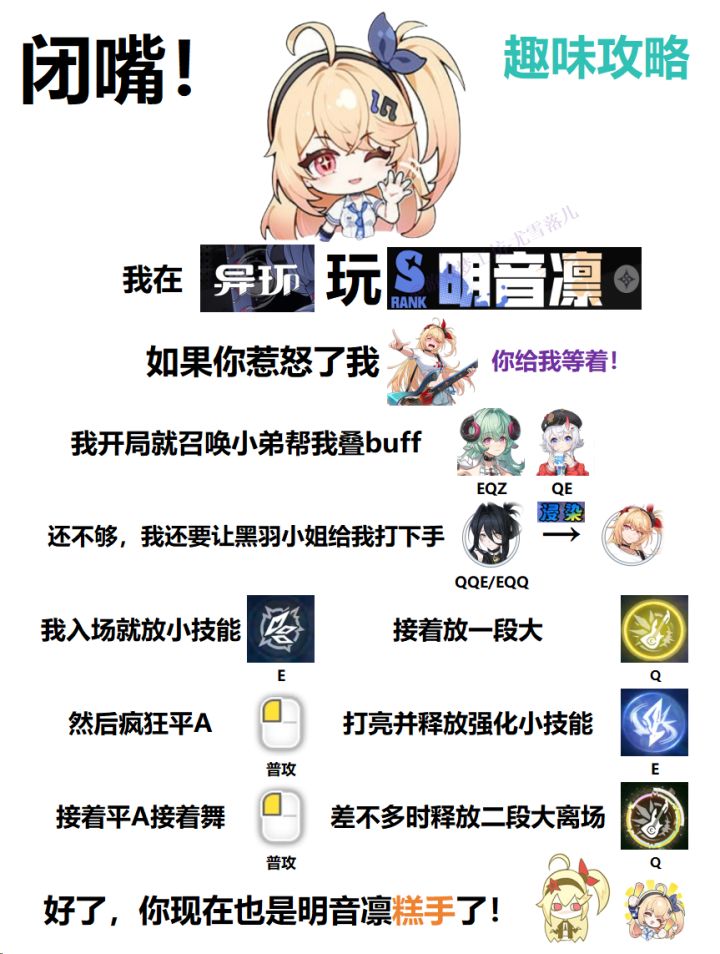 异环:明音凛趣味手法攻略,黑羽浸染队伍!截图