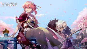 ✦光灵日常✦ 看那樱树与山，你不觉得很美吗？