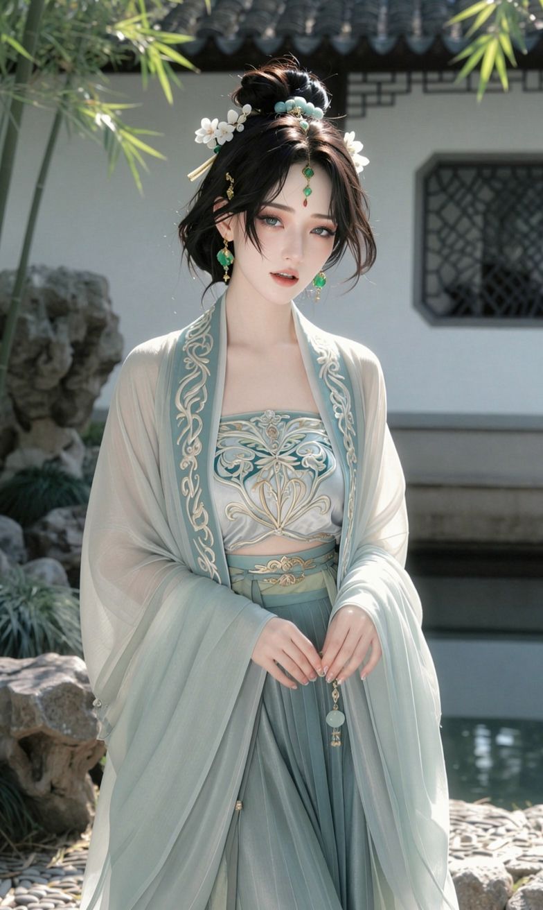 绿色,国风 3