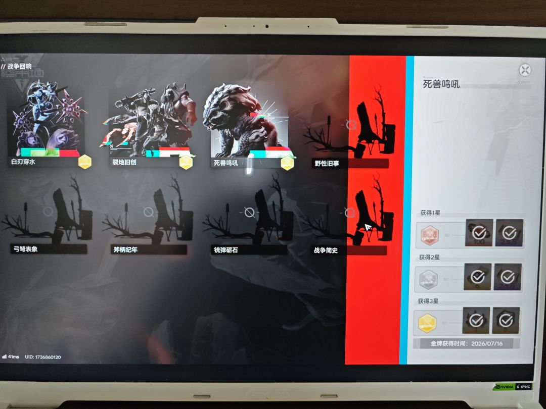 到底谁在说这个战争回响必须打满镀层? 2