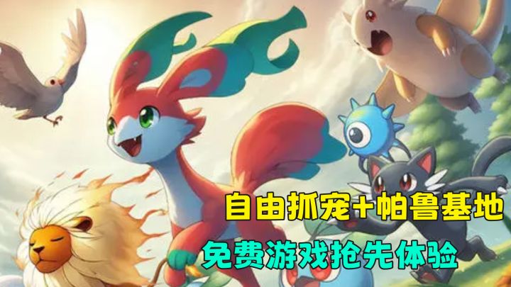 缝合出新高度!免费游戏新坑来了,帕鲁基地建设+自由抓宠截图